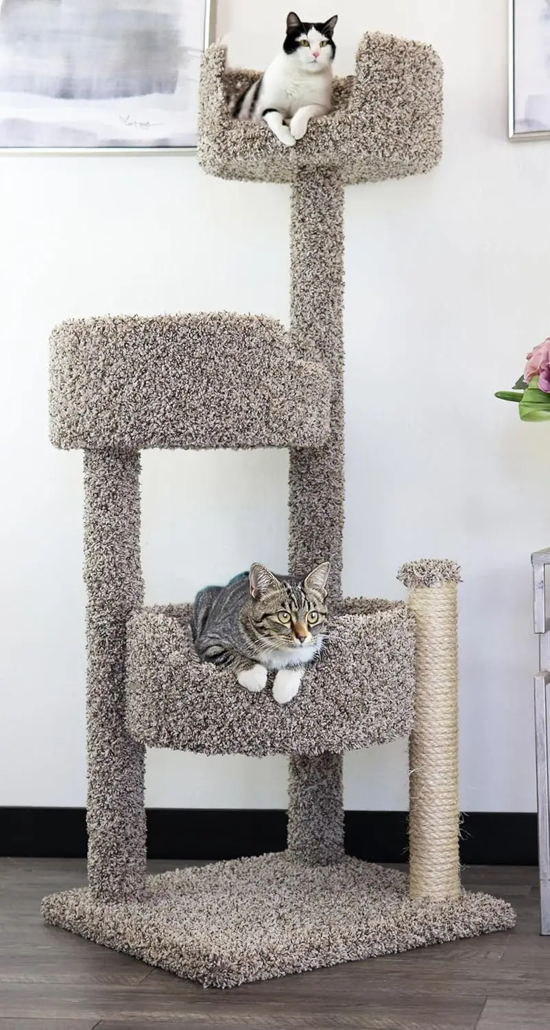 

New Cat Condos Deluxe Cat Tree，20"L x 20"W x 51.5"H