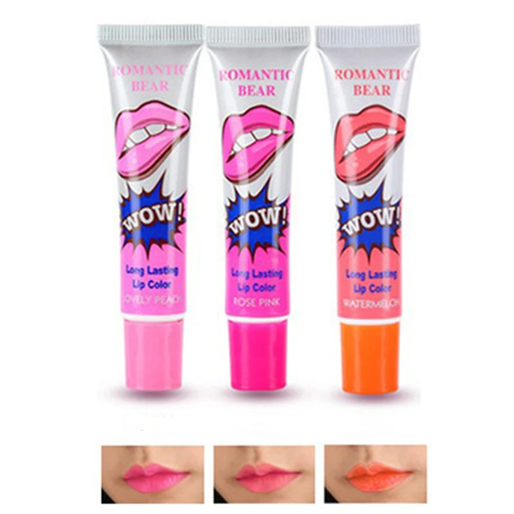 Peel Off Liquid Lipstick 6 Color Waterproof Long Lasting Tear Lipstick Lip Gloss Women Sexy Makeup Tear Pull Lips Mask Cosmetic