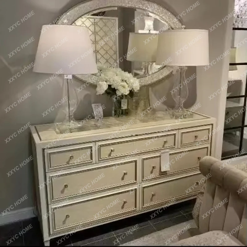 B33 Dresser  light luxury modern storage multi-functional dressing table multi-chest cabinet beautiful home