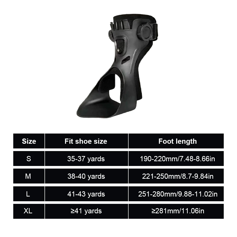 Fußstütze, Orthese, AFO, Knöchelriemen, bequem und sicher für Schlaganfallpatienten, Schuhe zum Gehen, ohne Airbag-Stil – Detail 10