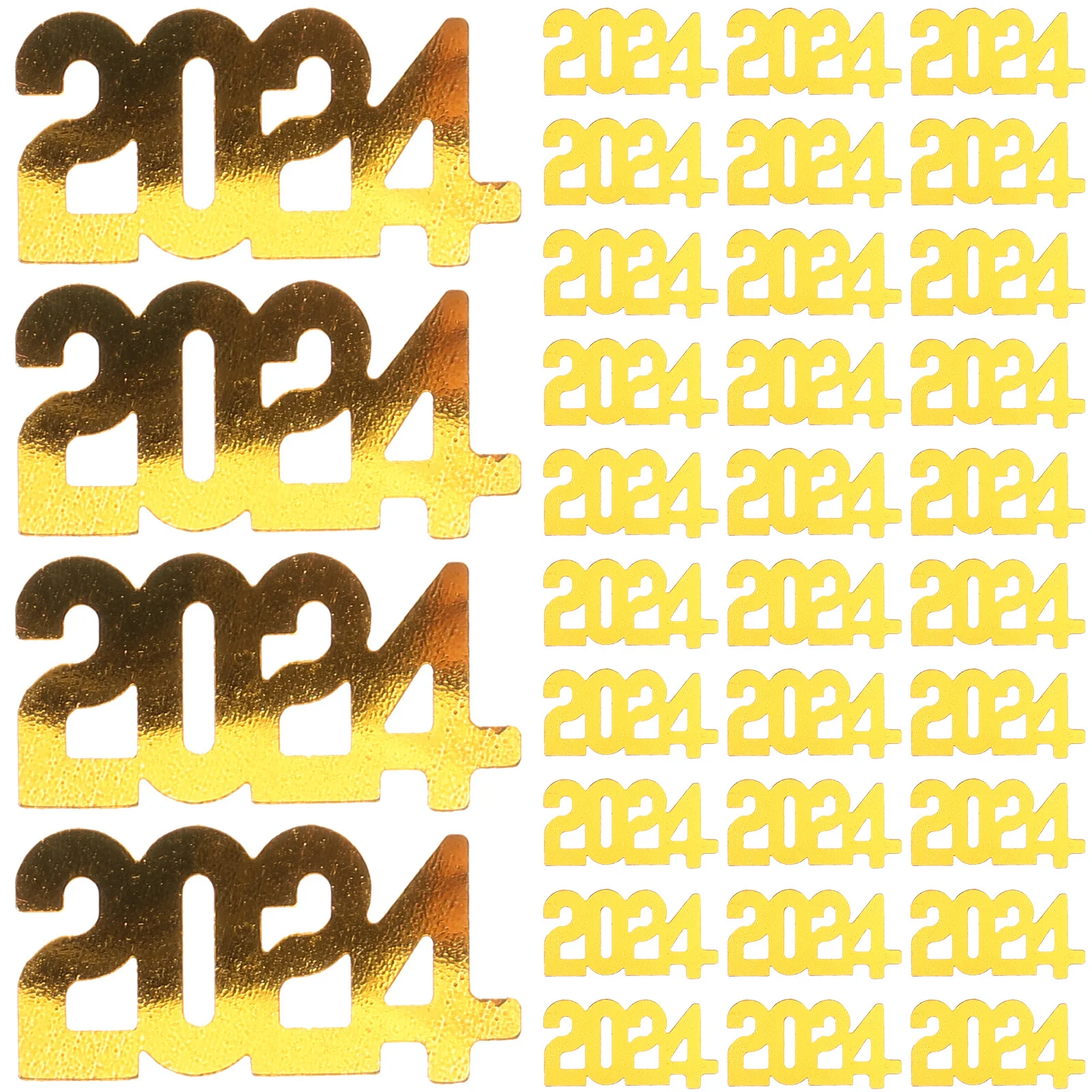 

3 Bags Multifunctional New Year Party Confetti Table Decorations Spreadable Glitter Scatters for Gift Bags Invitations Home