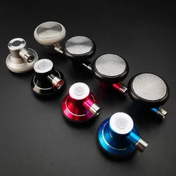 FENGRU Diy PT32 15.4mm Graphene unit HiFi Heavy Bass Sound Earphone Flat Head Earbuds With MMCX Interface(Don't Including Cable)