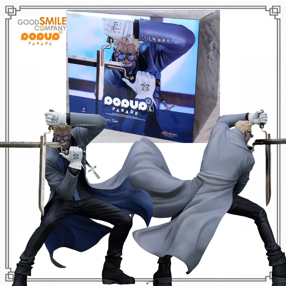 

100% Оригинальная фигурка Good Smile Company Pop Up Parade Hellsing Alexander Anderson L в наличии, гарантия качества, аниме-персонаж