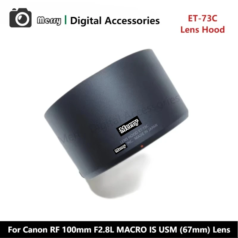 

New Original Genuine Front Lens Hood ET-73C For Canon RF 100mm F2.8L MACRO IS USM(67mm) Camera Lens RF100