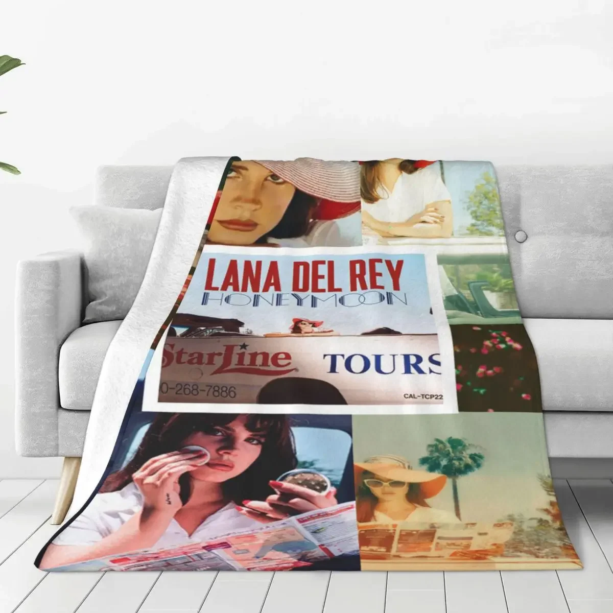 

Lana Baby Blankets Sofa Cover Flannel Winter Collage Art Singer Warm Throw Blanket for Bed Outdoor Plush Thin Quilt
