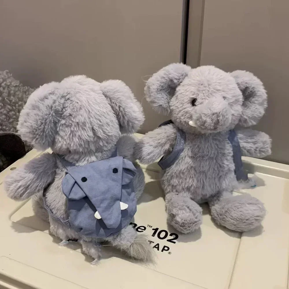 Zaino bambino elefante regalo di compleanno peluche super morbido simpatico baby doll lenisce i bambini di peluche come le vacanze bambola di pezza