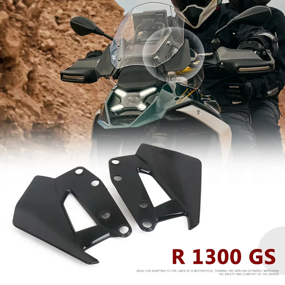 

New Motorcycle Windshield Front Side Wind Deflector For BMW R 1300 GS R1300GS r1300gs 2024 2025 Windshield Windscreen Side Panel