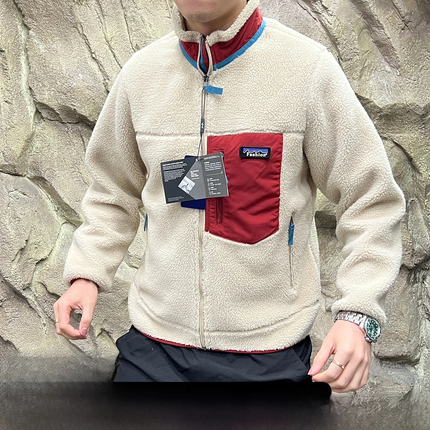 

Термальный 3D воротник-стойка, уличный джет для мужчин и женщин, подходит для Fce Lined, длинная застежка-молния без шапки