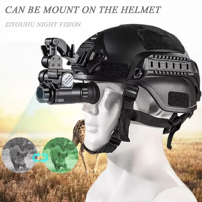 yyhc Vesta Helmet type digital night vision device infrared high-definition low-light day and night vision