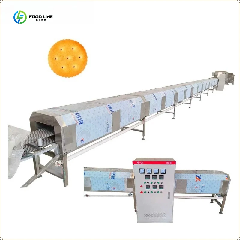 Customized Soda Cracker Biscuit Production Line with Biscuit Processing Machine Cookie Making Machine FL Customized
