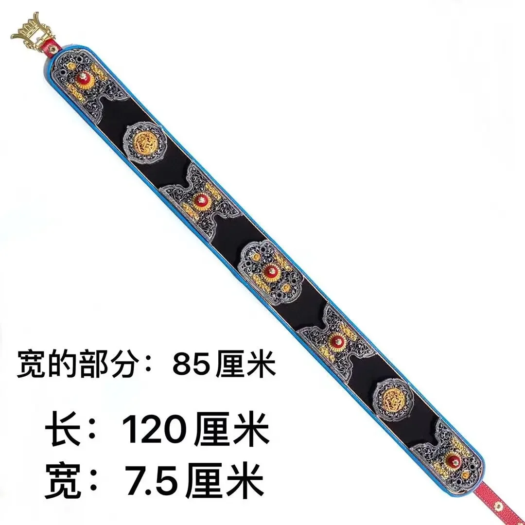 

Женский ремень из тибетского этнического сплава 2026 из тибетского антикварного серебра