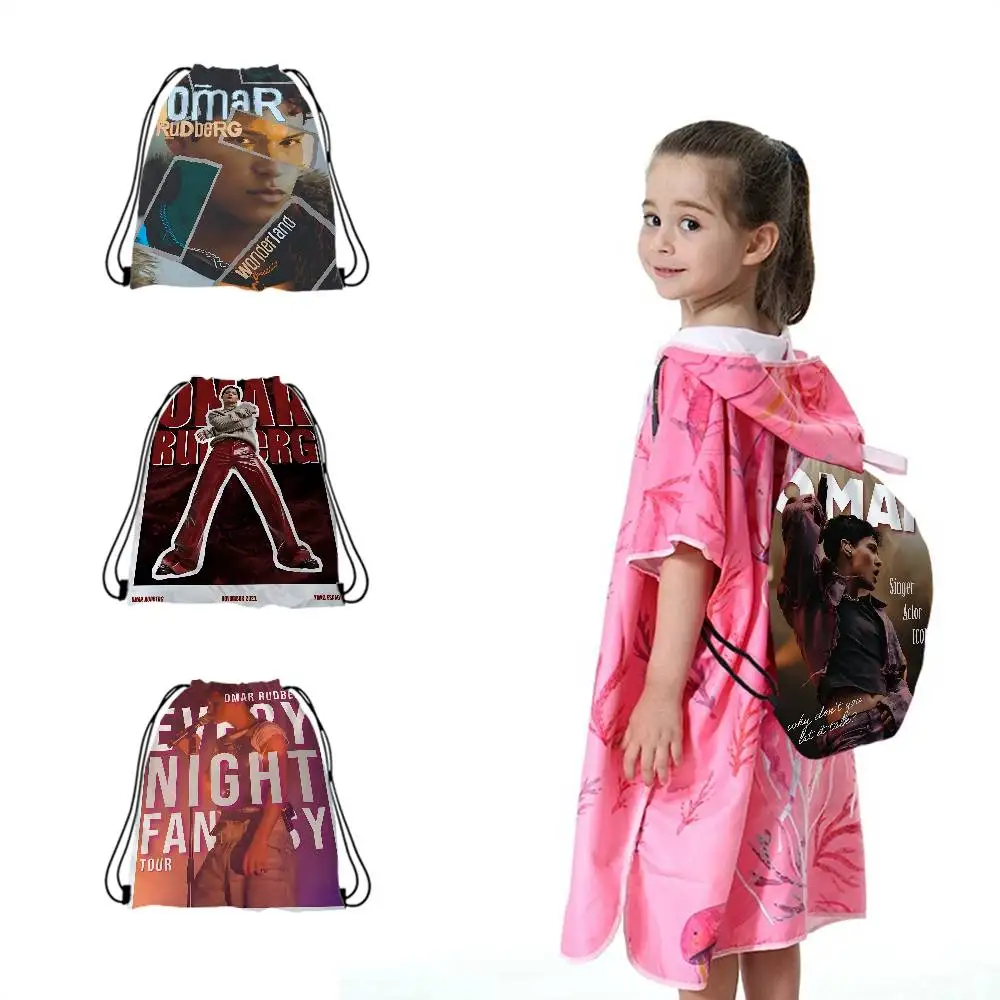 شعبية RAP O-Omar R-Rudberg الرباط على ظهره للأحذية حقيبة الظهر حقائب الكتف حقيبة الصالة الرياضية
