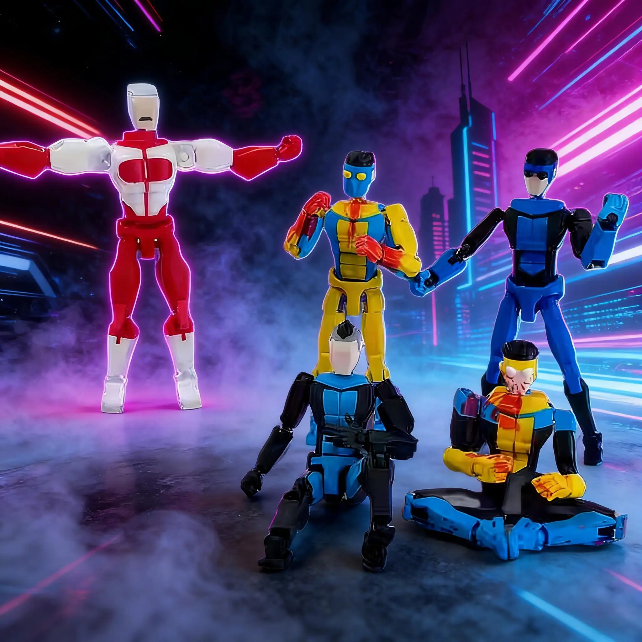 

3d Printed Invincible Boy Wolf Cut Mark Trading Figure Mark Stripe Mark Dummyed13 T13 Multi-Jointed Action Figure Figurine Toys