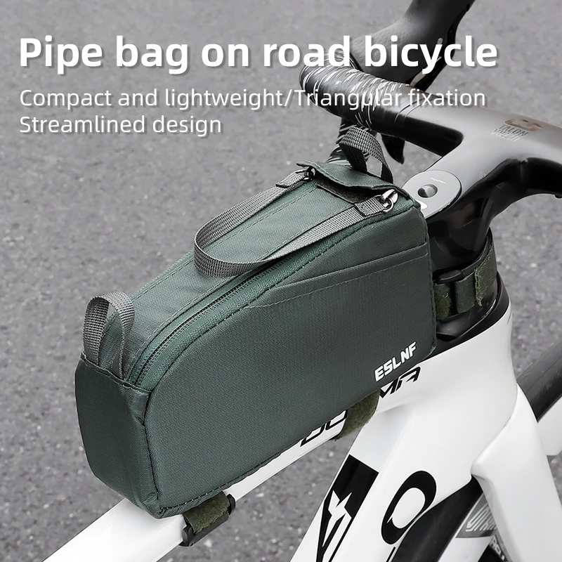 

ESLNF Cycling Frame Bag Universal Top Tube Storage Pouch for Mountain & Road Bikes