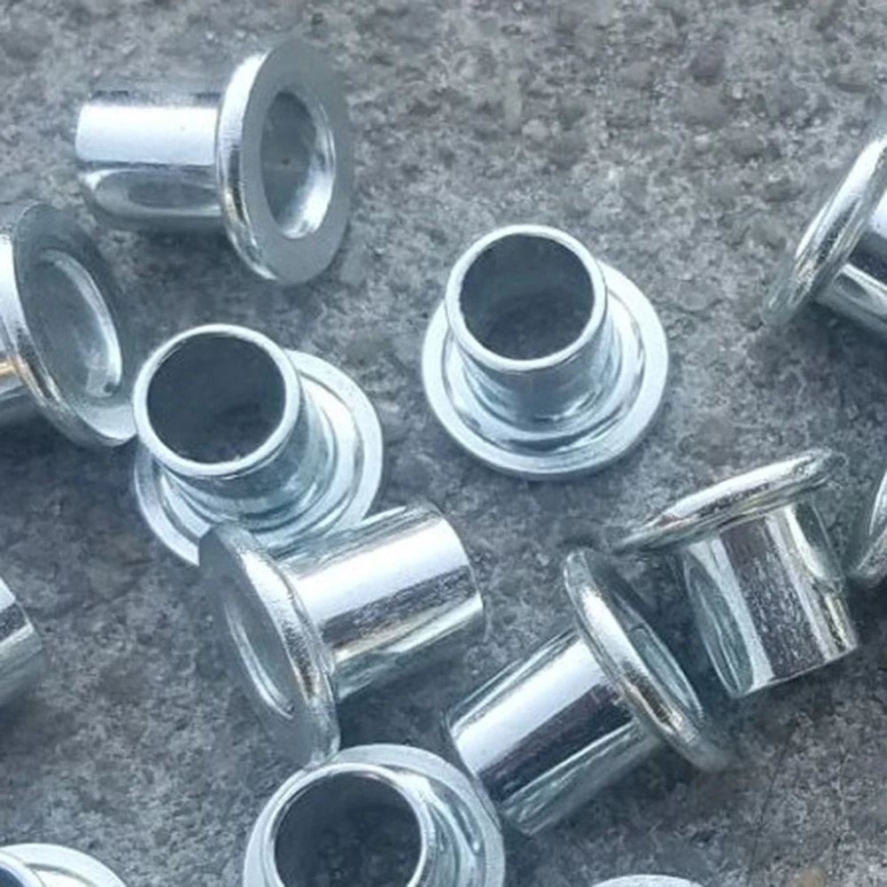 Bushing Spacers Bearing Bushing 50pcs Bushing Spacers Center Bearing Bushing Metal Roller Wheels Accessories Silver