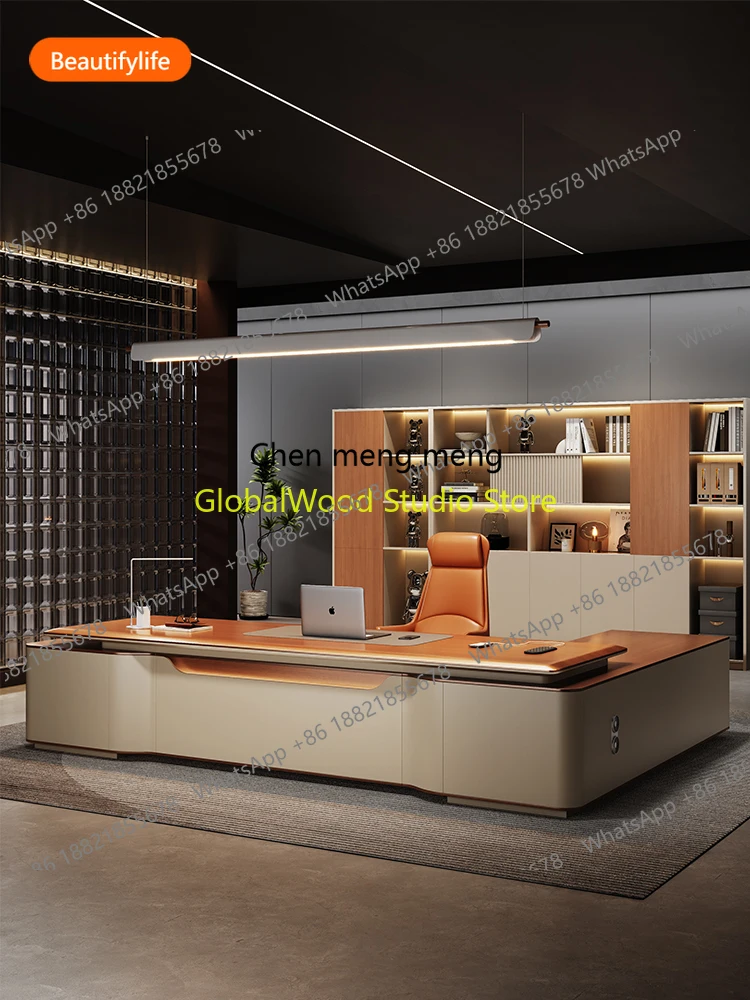 

A55 Folding Tables Office Table Boss L Desks Writing Desk to Study Height Adjustment Table Mid-century Room Offices Gamer Cabine