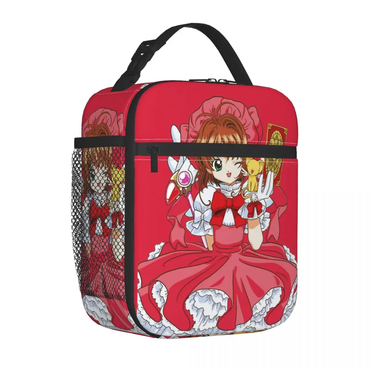 

Изолированная сумка для ланча Cardcaptor Sakura Kinomoto, Термосумка, многоразовый контейнер для ланча, вместительная сумка для ланча