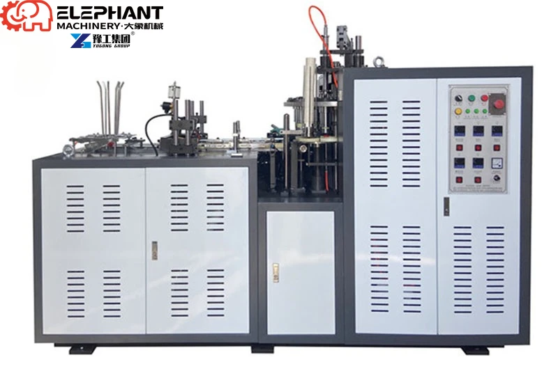 Single Wall Double Wall Paper Cup Making Machine Ultrasonic Sealing 80-110pcs/min Coffee Tea Cup Making Machine