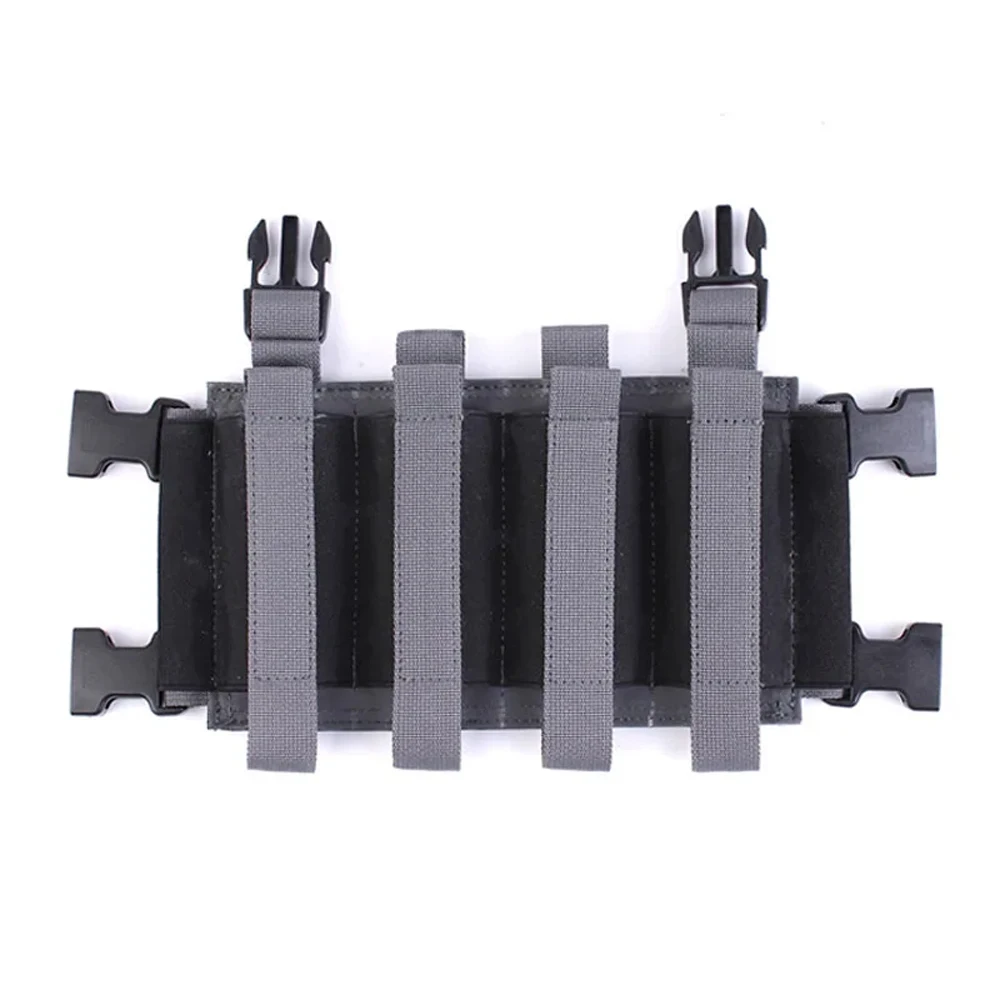 Outdoor Vest 119 MK3 MK4 JPC2.0 Chest Quadruple Magazine Insert Pouch For Sub Holster Glock MP5 MP7 45 Elastic Magazine Holder