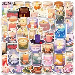 10/30/50PCS Cartoon Aromatherapy Candles Cute Graffiti Stickers Kawaii DIY Travel Luggage Guitar Fridge Laptop Sticker Decal
