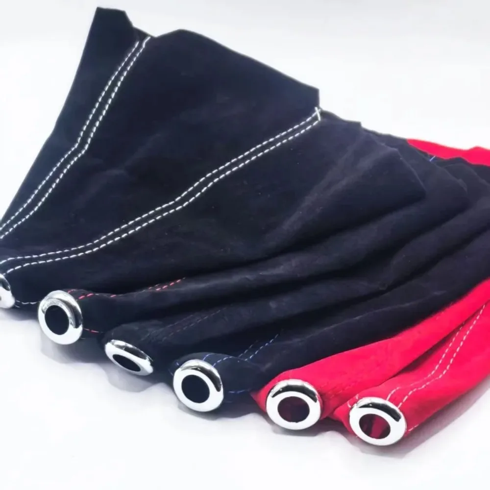 15mm Universal Suede or Leather Gear Shift Dust Cover, Manual Automatic Gear Shift Boot Dust Cover, Waterproof Car Accessory 1pc