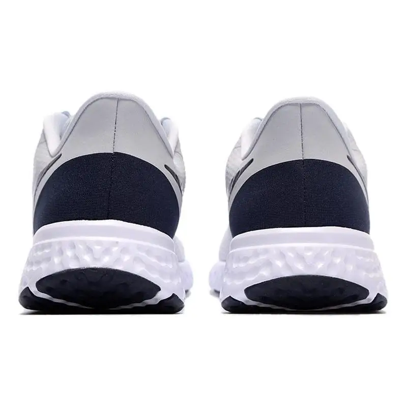 Nike-zapatillas Nike Revolution 5 Premium Pure Platinum Thunder Blue, Zapatos de deporte, BQ3204-018