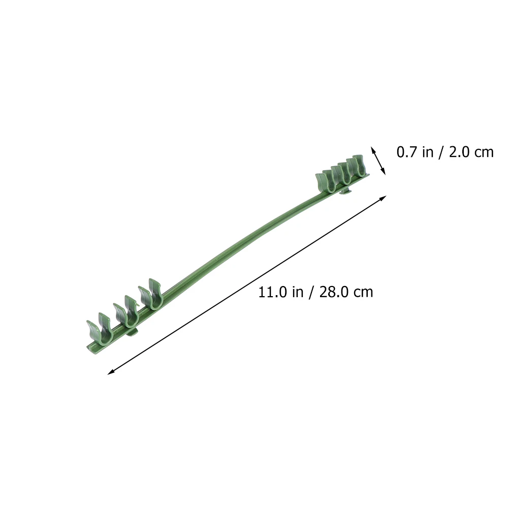 

25 Pcs Plastic Cross Arm Buckles Garden Supplies Tomato Cucumber Support Connector Plant Cage Trellis Vine Climbing Lightweight