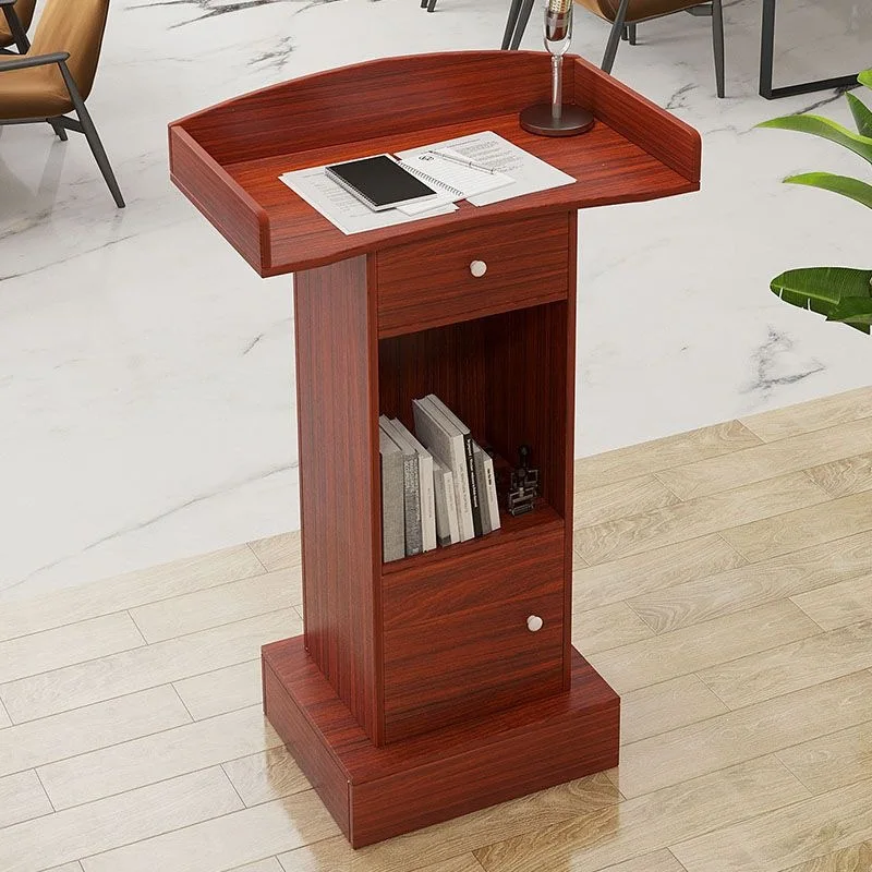 Podium Welcome Desk Simple Modern Reception Consultation  Small Vertical Guide