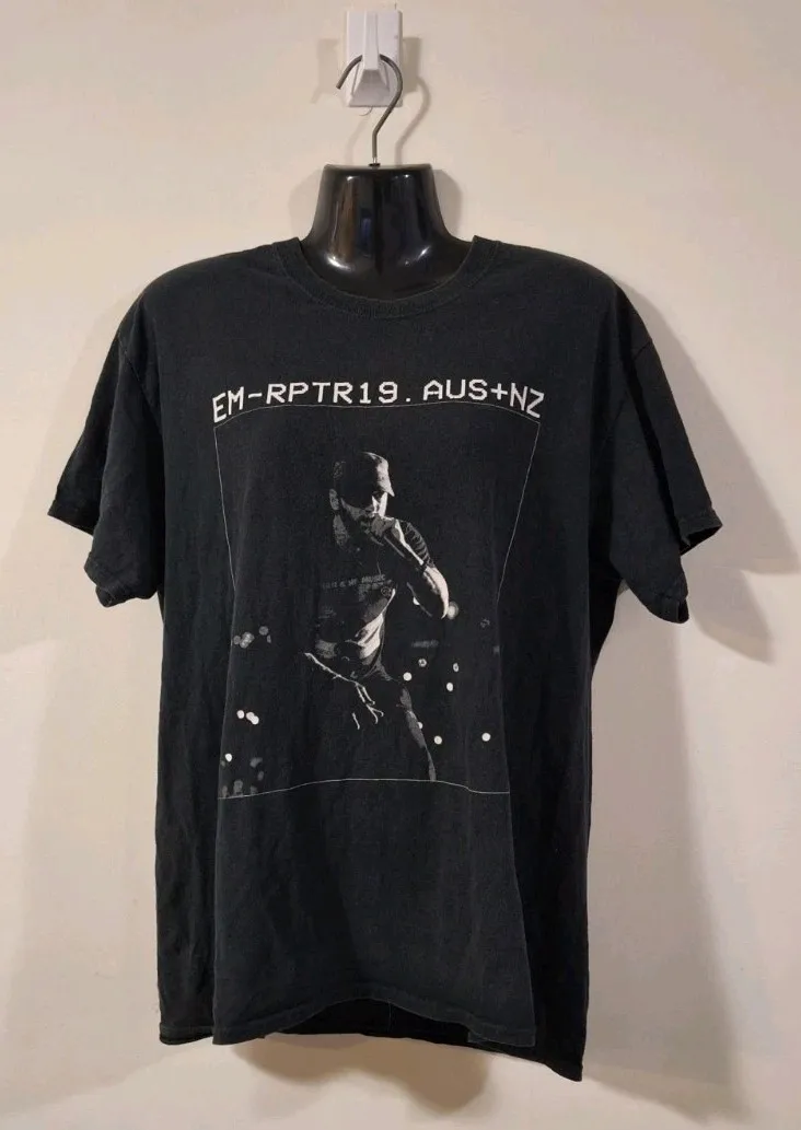 

EMINEM Rapture Tour 2019 AU+NZ Concert T-Shirt- See Measurements (#414) Vintage Clothes Harajuku Men T-Shirts Gifts For Men