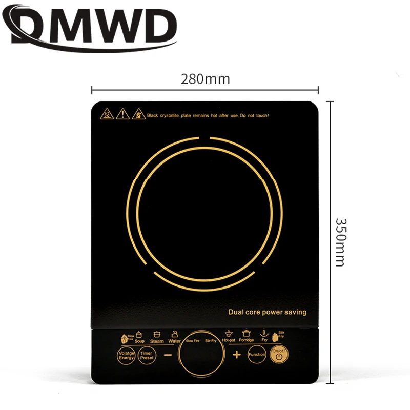 110 V/220 V wielofunkcyjna kuchenka indukcyjna do gotowania w domu sterowanie dotykowe 3500 W czasowo inteligentna energooszczędna kuchenka