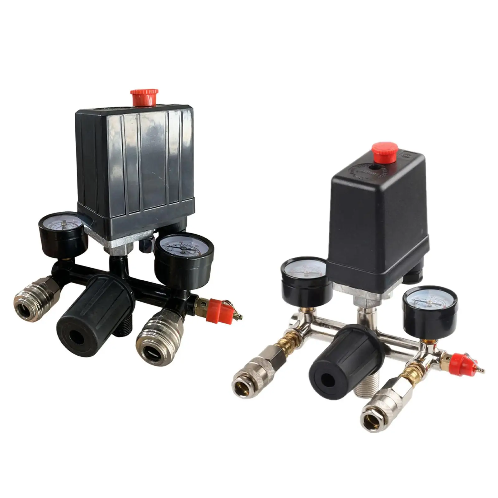 

Air Pressure Regulator Valve Stable Air Pressure Switch Assembly Quick Connect Multifunction for Pneumatic Tools Replacement