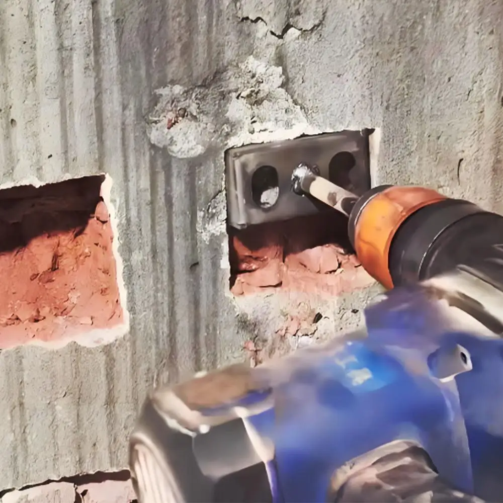 صينية الكابلات، آلة التثقيب المربعة السريعة، فتحة ثقب صندوق السلك 86 #2