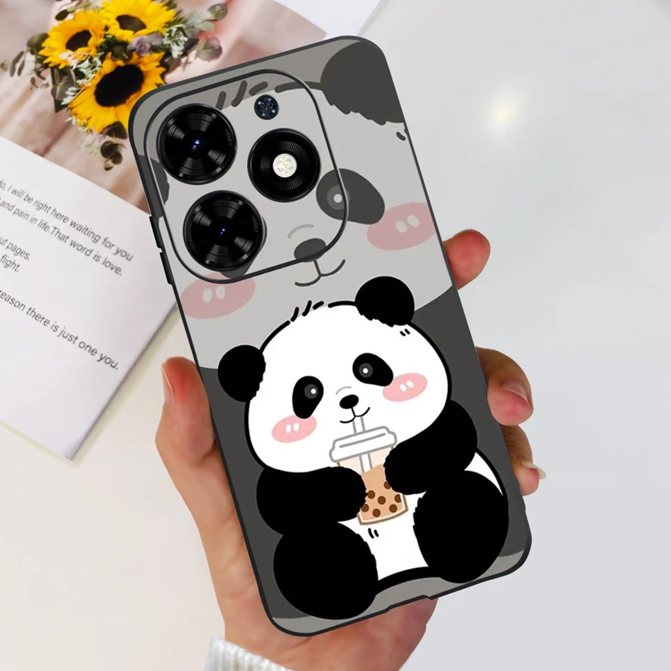 For Tecno Spark 20C Case Spark 20 Pro Cover Popular Flower Butterfly Clear Silicone Phone Cases For Tecno Spark 20 Spark20 Funda