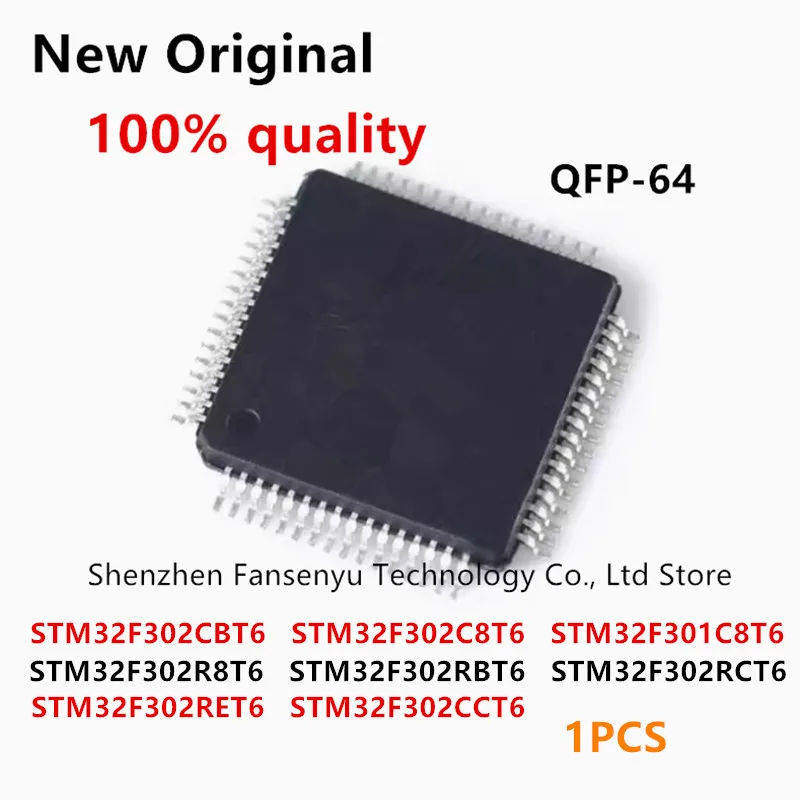 

(1piece) 100%New STM32F302CBT6 STM32F302C8T6 STM32F301C8T6 STM32F302CCT6 STM32F302R8T6 STM32F302RBT6 STM32F302RCT6 STM32F302RET6