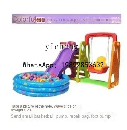 AF Slide مرافق الأطفال الصغيرة في الهواء الطلق سلالم المنزل إلى مجموعة التأرجح #4