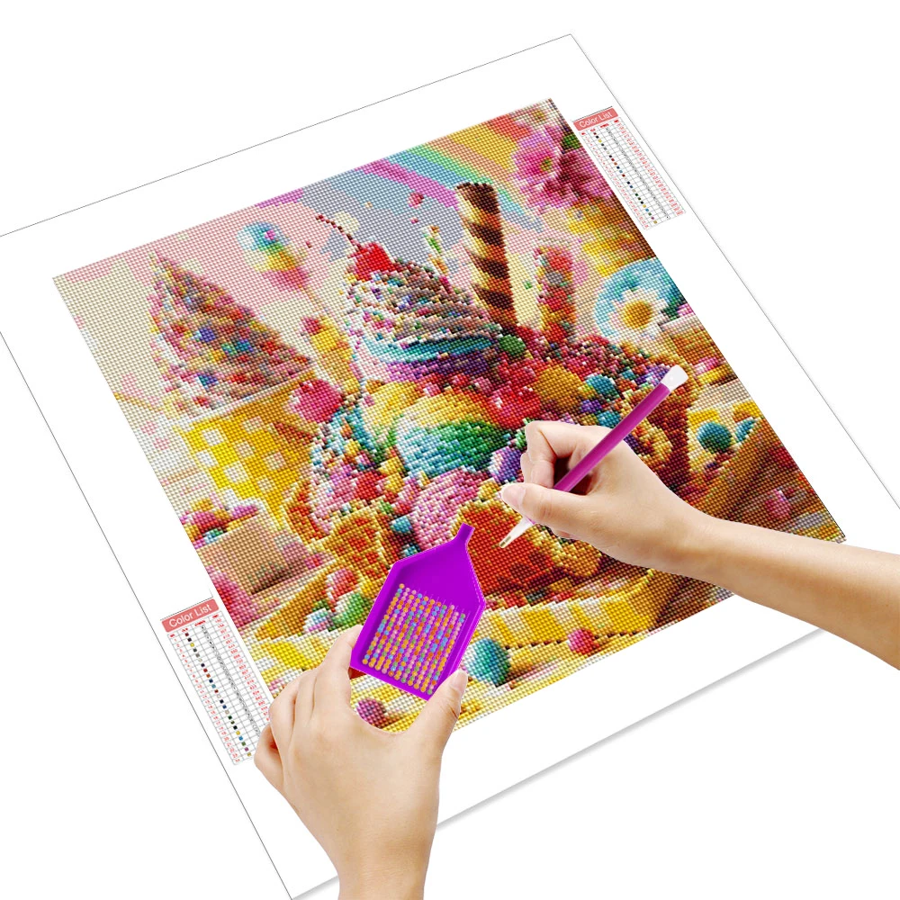 Huacan 1 pçs pintura diamante  - Embroidery Lovers avaliação e preço
