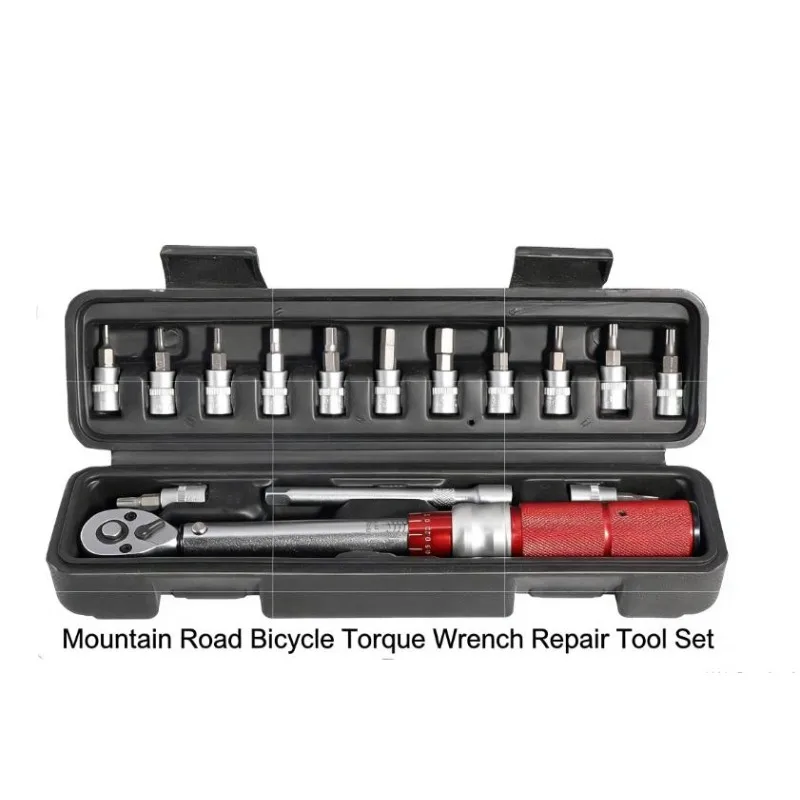 

Набор инструментов для ремонта горного дорожного велосипеда, динамометрический ключ, торцевая головка, динамометрическая трещотка, головка