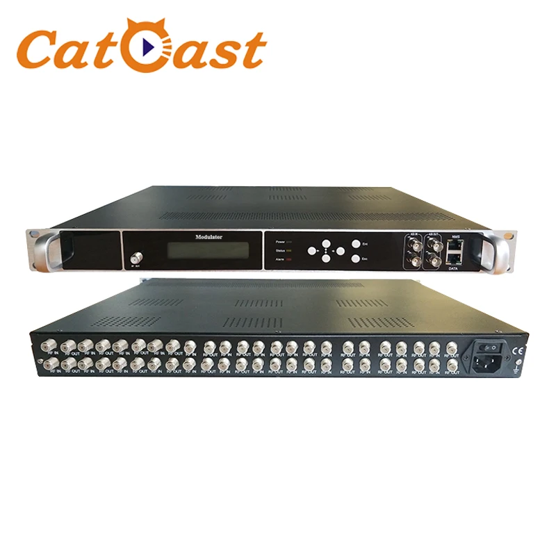 

Цифровой модулятор CATV 8 12 16 20 24 FTA Стандартный DVB-T ATSC ISDBT тюнер для радиочастотного трансмодулятора DVB T2 модулятор