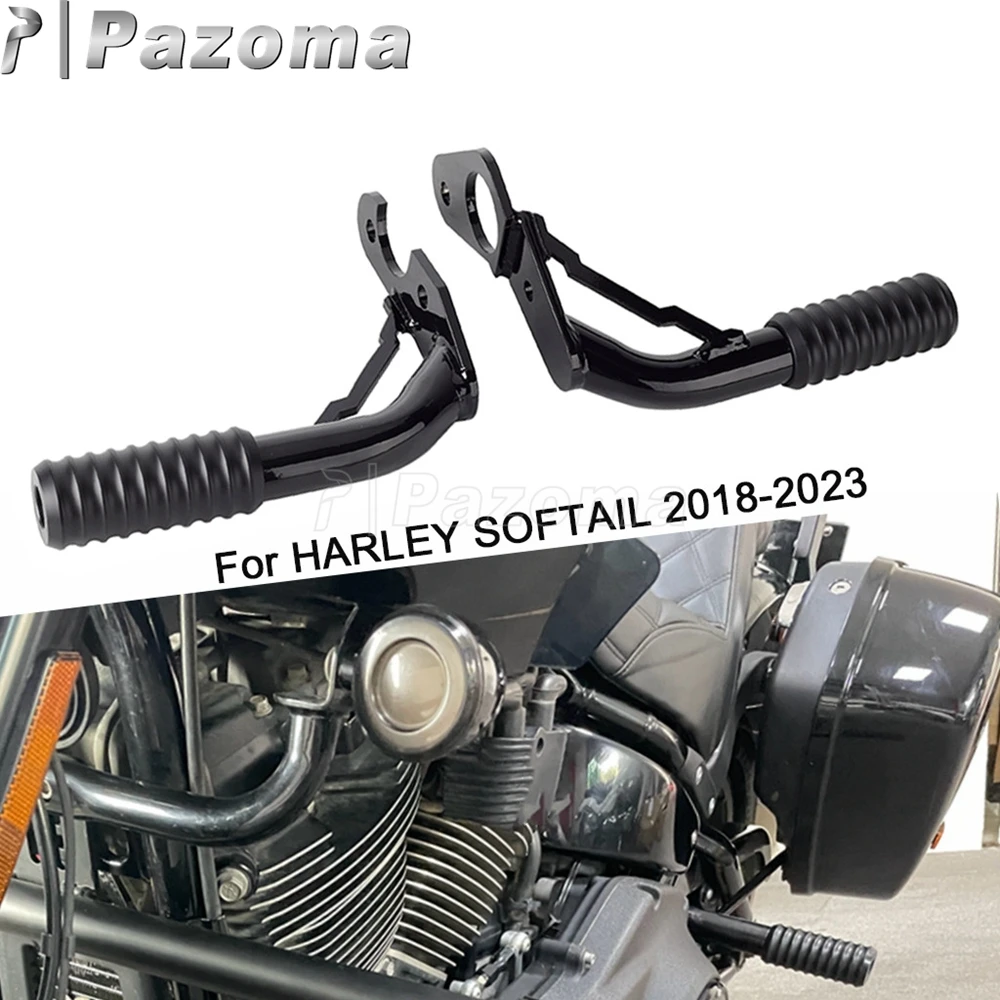 

Motorcycle Rear Passenger Peg Crash Bar For Harley Softail Standard FXST Low Rider S ST FXLR FXLRS FXLRST Street Fat Bob 2018-23