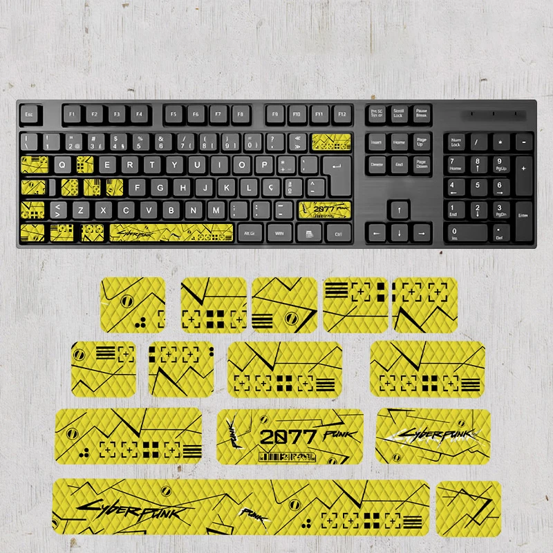 Anti-Slip Mechanical Keyboards Keycap Sticker For Universal Keyboards Gamer Wear-Resistant PC Desktop Laptop Gaming Accessories