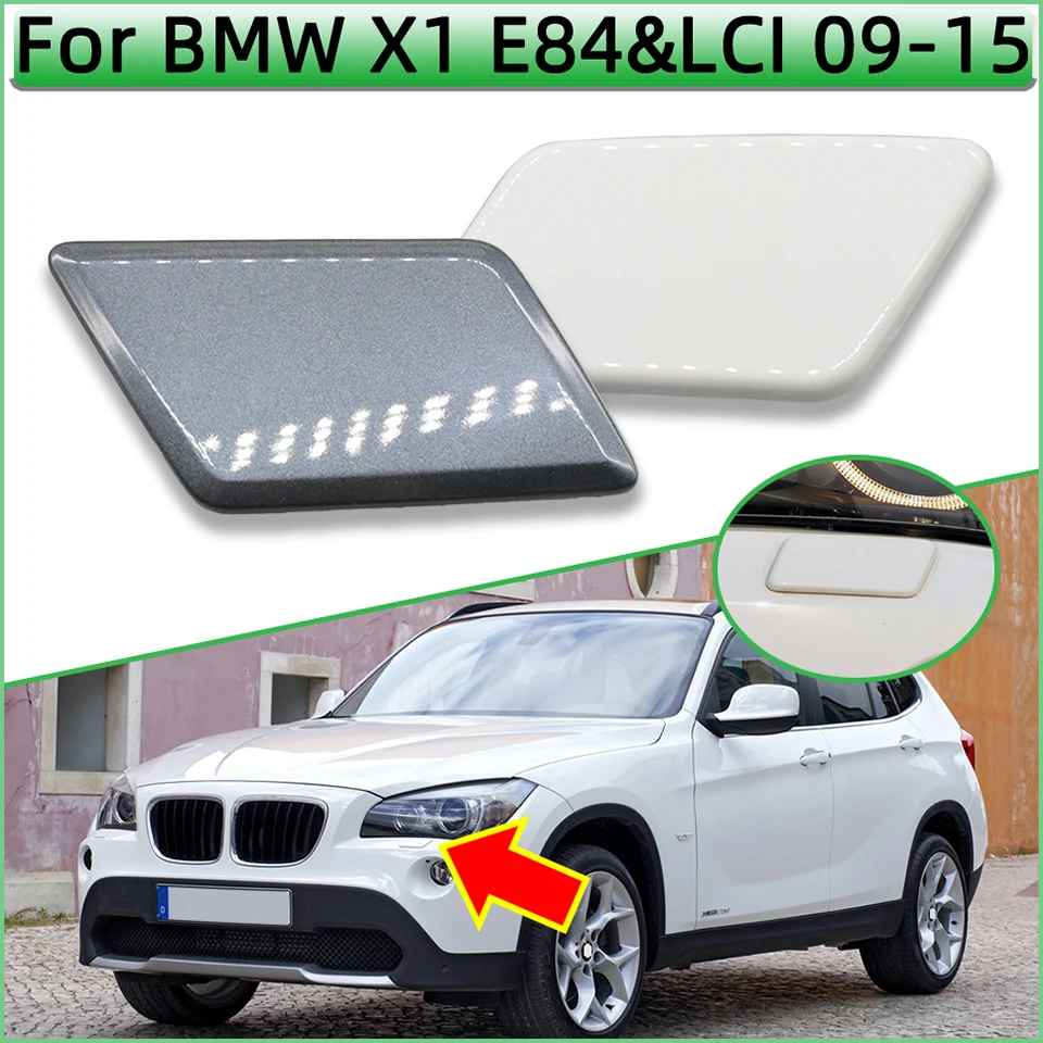 

Car Accessories For BMW X1 E84 E84 LCI Ordinary Version 2009-2015 Headlight Washer Nozzle Cover Sprayer Cap Trim Painted