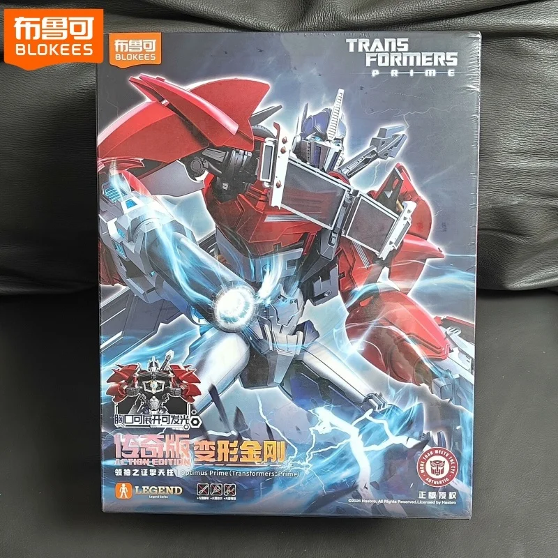 Auf Lager Blokees Transformers Optimus Prime Legend Edition Transformers:Prime Montagemodell Actionfigur für Erwachsene Sammler