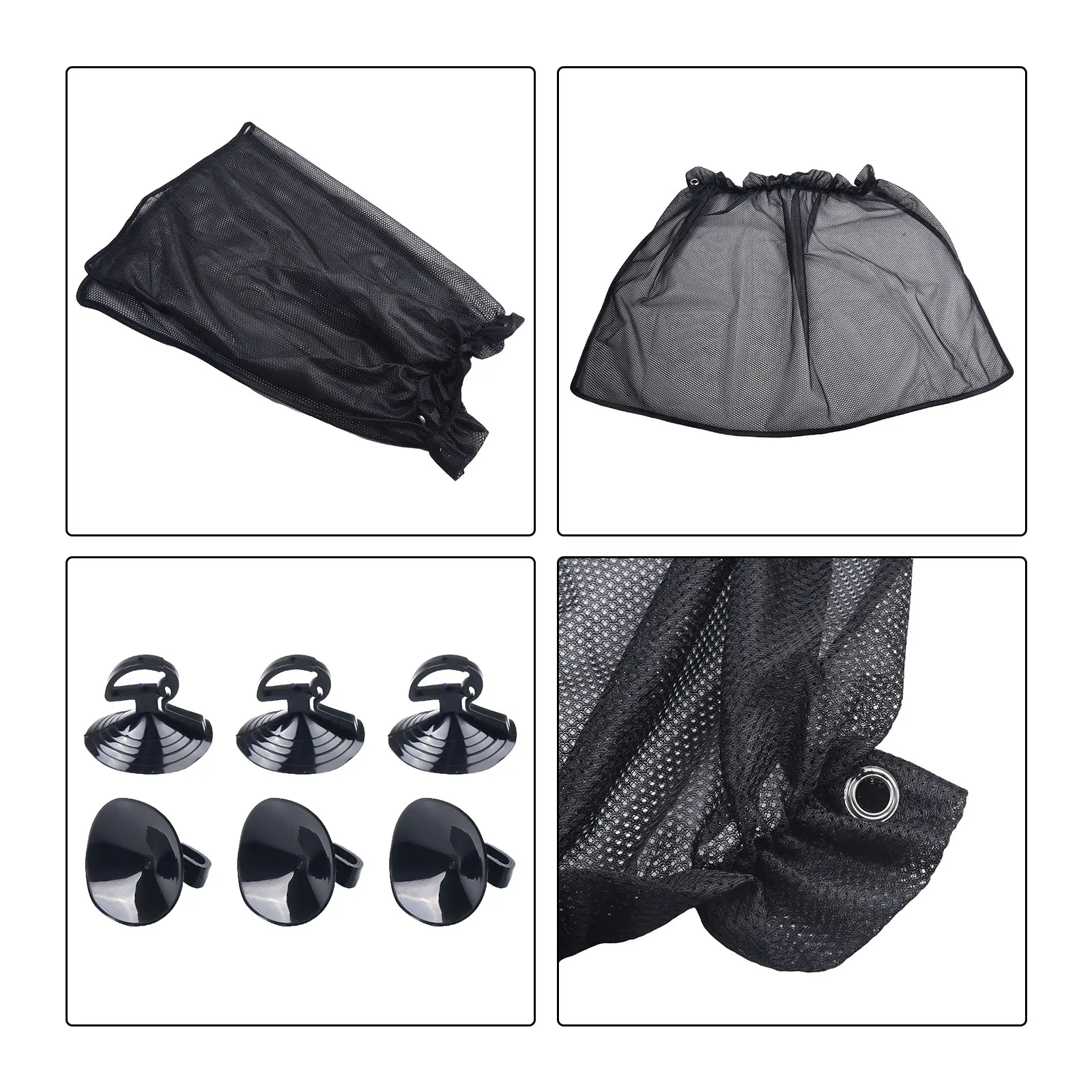 Side Casement Car Curtain 70*47CM Car Sunshade Cover Side Accessory Curtain Interior Mesh UV Protection Portable