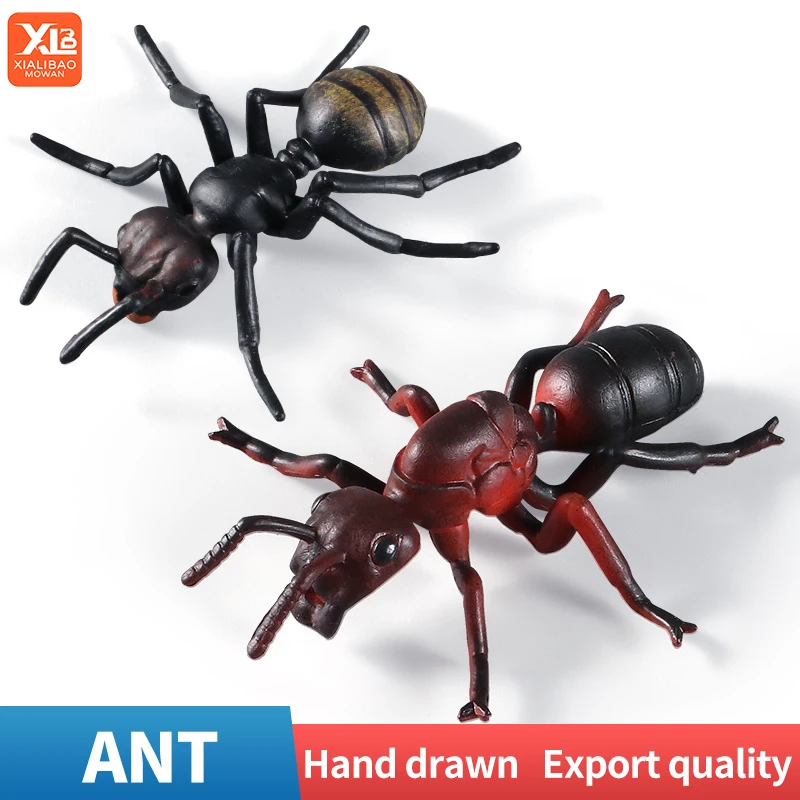 Simulation Solid Insect Animal Model Ant Arthropod Action Figures Educational Cognitive Toys for Boys And Girls Children's Gifts