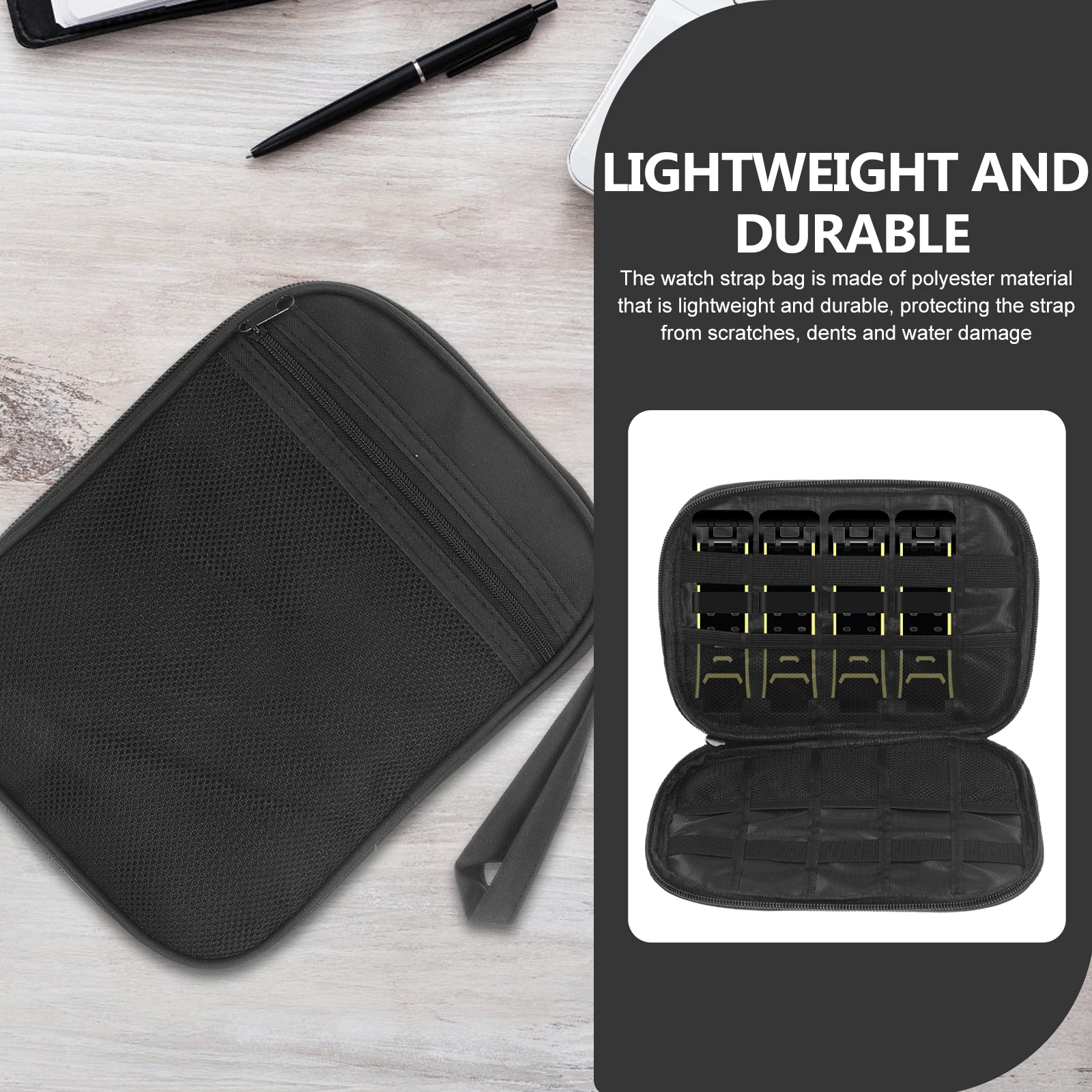 

Watch Storage Bag Portable Pouch Band Case Bands Travel/storage Organizer Watchband Strap Carrier
