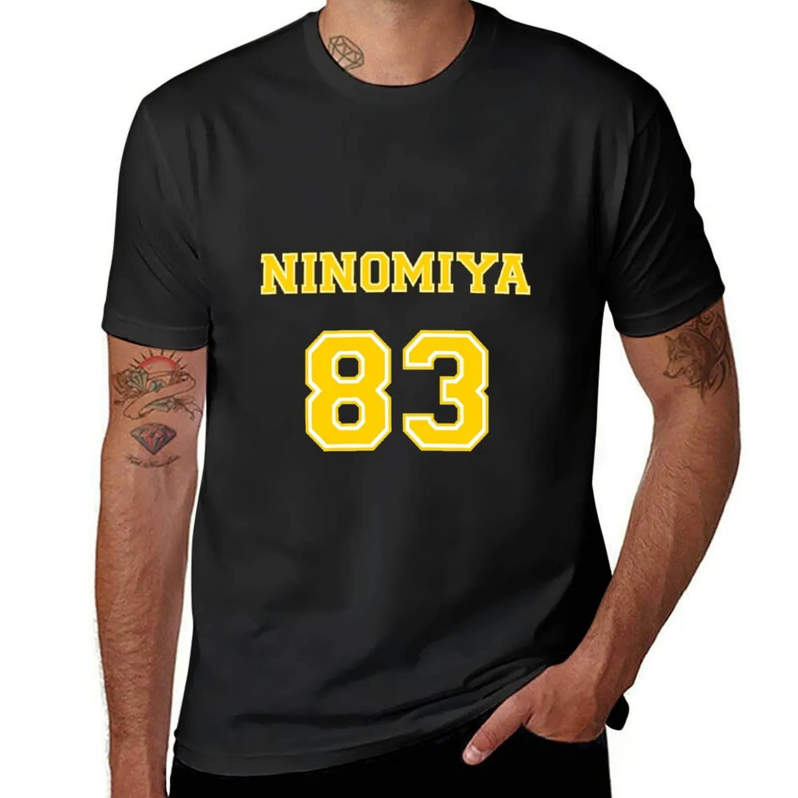 NINOMIYA Kazunari 83 T-Shirt tees funnys new edition plus size tops t shirts for men