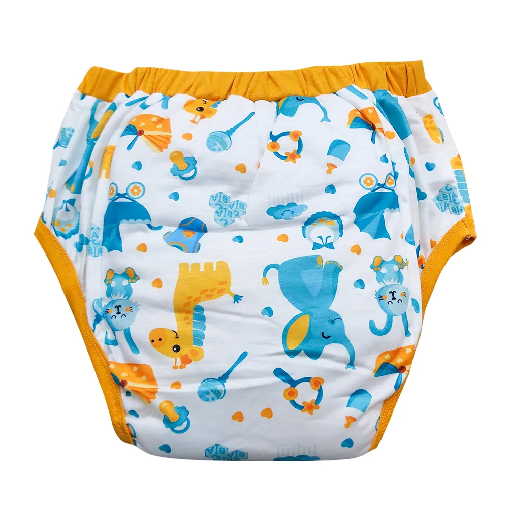 Pantaloni da allenamento per orso giallo stampati per adulti/slip per bambini adulti con imbottitura interna/pantaloni da allenamento per adulti/per