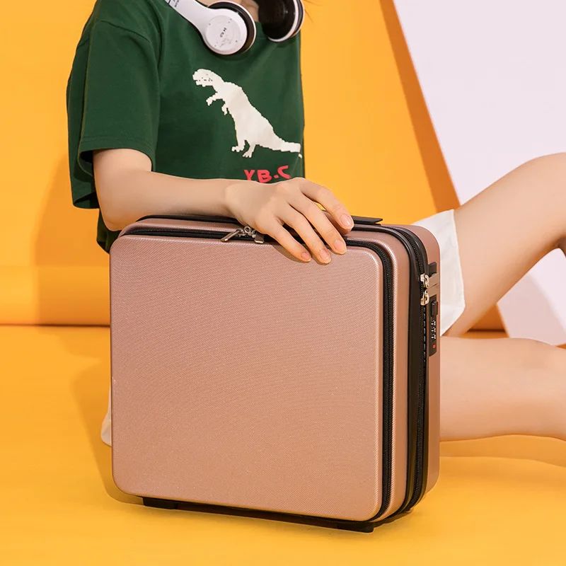 cute-fashionable-small-frontal-handheld-makeup-bag-for-women-16-inch-student-carry-on-luggage-multi-functional-pu-leather