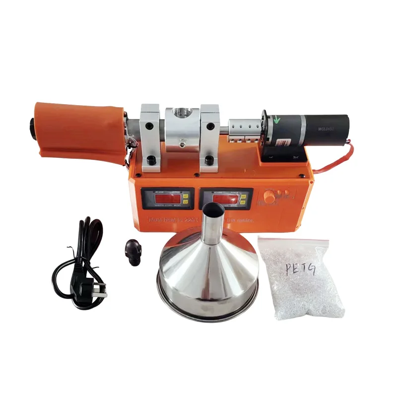 Desktop 3D Printing Filament Extruder Waste Recycling Machine Injection Molding 3D Printing Micro Plastic Extrusion Machine