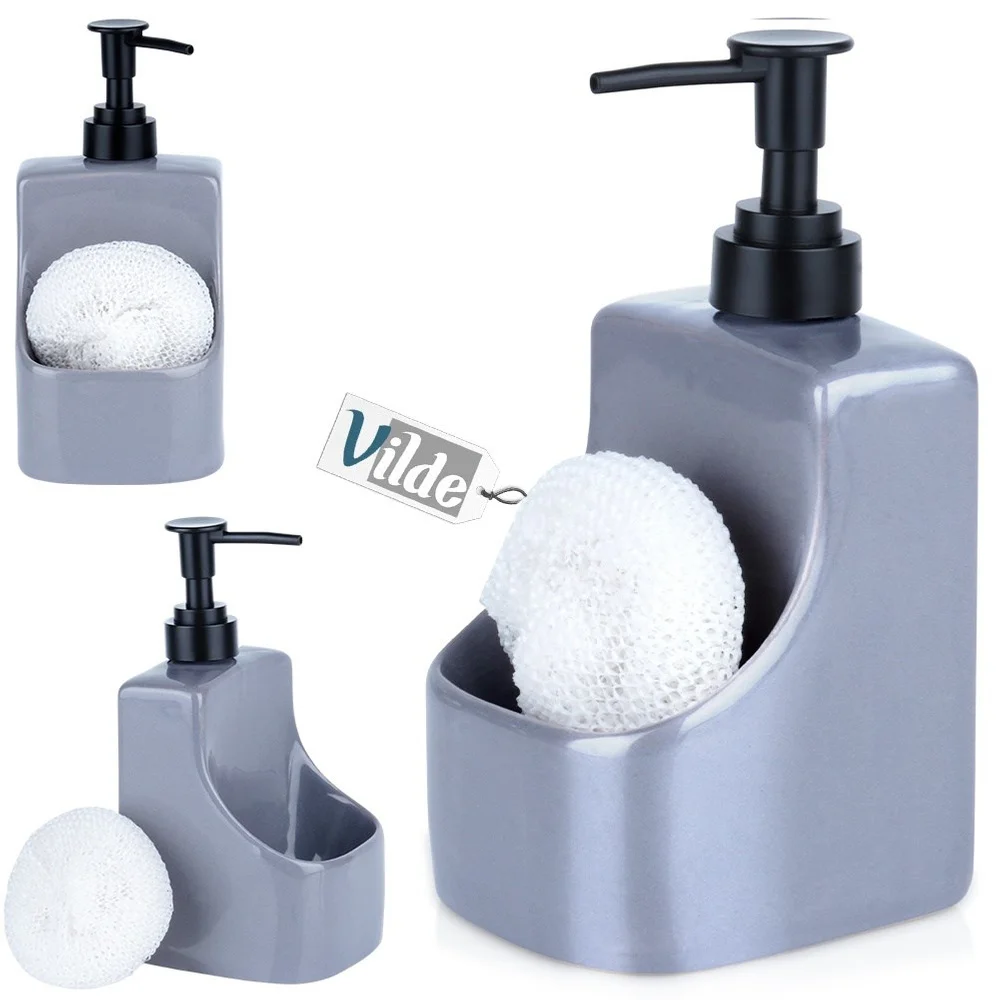 Vloeibare Dispenser Met Spons En Spons Keramische 400 Ml